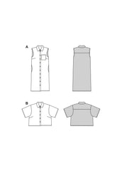 Schnittmuster burda style - Kleid & Bluse 5644