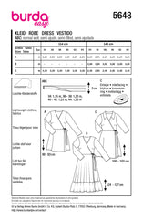 Schnittmuster burda easy - Kleid 5648