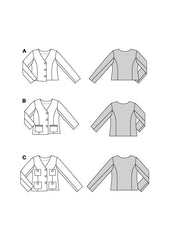 Schnittmuster burda easy - Blazer 5649