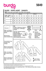 Schnittmuster burda easy - Blazer 5649