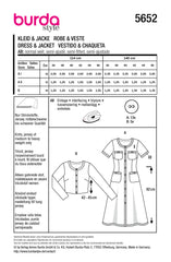 Schnittmuster burda style - Kleid & Jacke 5652