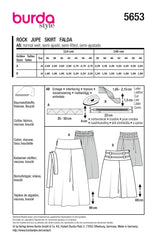 Schnittmuster burda style - Rock 5653