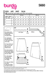 Schnittmuster burda easy - Rock 5660