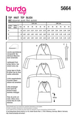 Schnittmuster burda easy - Top 5664