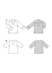 Schnittmuster burda style - Bluse 5665 - Plus SIize