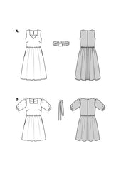 Schnittmuster burda style - Kleid 5668