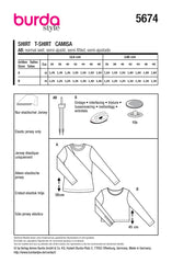 Schnittmuster burda style - Shirt 5674