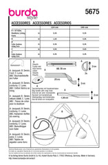 Schnittmuster burda style - Tasche 5675