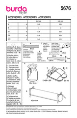 Schnittmuster burda style - Accessoires 5676