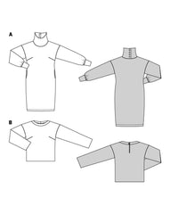 Schnittmuster burda style - Kleid & Shirt 5679