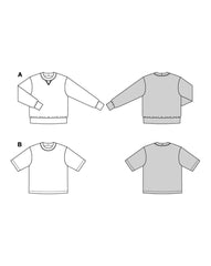 Schnittmuster burda easy - Sweater Herren 5682