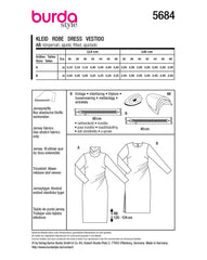 Schnittmuster burda style - Kleid 5684