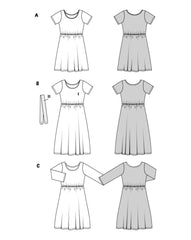 Schnittmuster burda easy - Kleid 5686