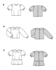 Schnittmuster burda easy - Bluse 5687