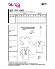 Schnittmuster burda easy - Shirt 5689