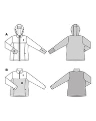 Schnittmuster burda style - Jacke & Shirt 5691 - Plus Size