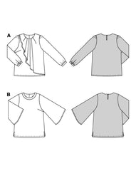 Schnittmuster burda style - Bluse & Top 5692 - Plus Size