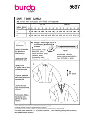 Schnittmuster burda style - Shirt 5697