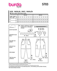 Schnittmuster burda style - Kleid & Bluse 5703 - Plus Size