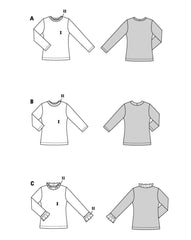 Schnittmuster burda easy - Shirt 5705