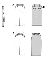 Schnittmuster burda style - Rock 5715