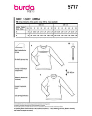 Schnittmuster burda style - Shirt 5717