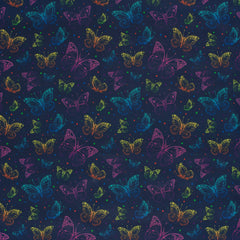 Softshell Digital Colorful Butterflies