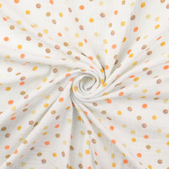 Double Gauze Musselin Digital Dots Multicolor