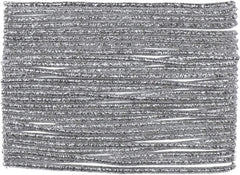 3 Meter Kordel Elastic 1,5 mm gold/silber