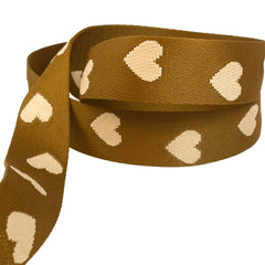 Gurtband Herzen 40mm