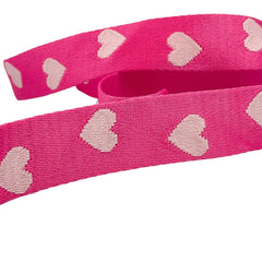 Gurtband Herzen 40mm