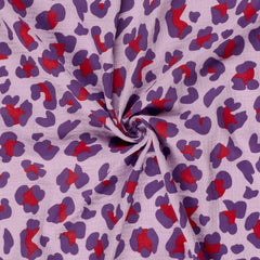 Double Gauze Musselin Colour Leoprint