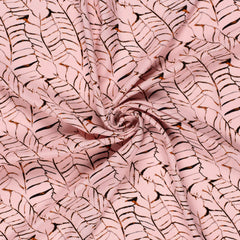 Viskose Popeline Light Leaves