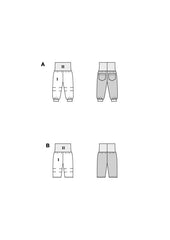 Schnittmuster burda kids - Hose 9187