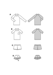 Schnittmuster burda kids - Beachwear 9192