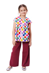 Schnittmuster burda kids - Bluse 9195