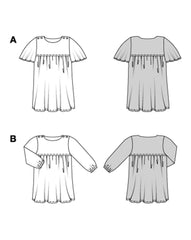 Schnittmuster burda kids - Kleid 9201