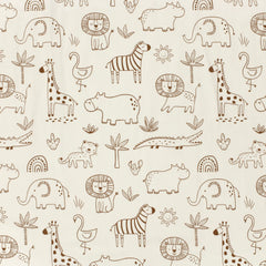 Baumwolljersey Wild Friends