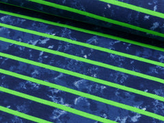 Baumwolljersey Neon Streifen
