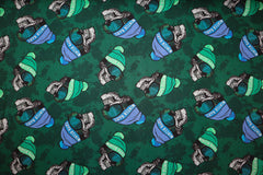 Reststück: 1,00 m Alpenfleece Digital Skulls -Winter Game -