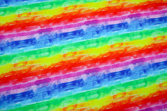 Sweatshirtstoff Digital Rainbow Batik