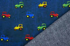 Alpenfleece Digital Denim Trecker - dunkelblau