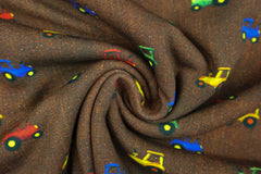 Alpenfleece Digital Denim Trecker - dunkelbraun