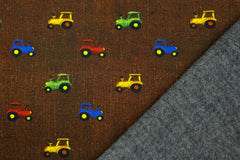 Alpenfleece Digital Denim Trecker - dunkelbraun