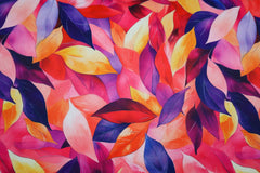 Alpenfleece Digital Colorful Leaves
