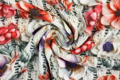 Alpenfleece Digital Knitted & Flowers - Design 2