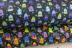 Alpenfleece Digital Flubber Ghost - dunkelblau