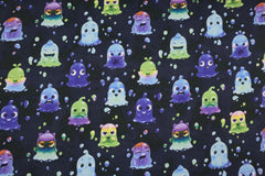 Alpenfleece Digital Flubber Ghost - dunkelblau