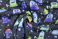 Alpenfleece Digital Flubber Ghost - dunkelblau