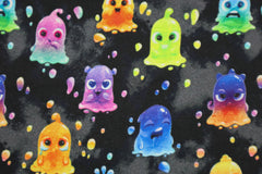 Alpenfleece Digital Flubber Ghost - schwarz